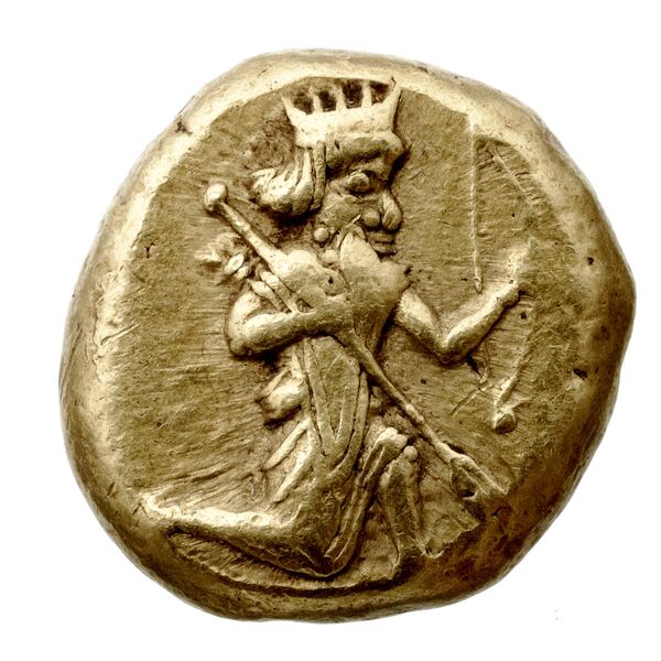 Sardis Carradice 1987 Type IIIb early daric, аверс, bnf-iris