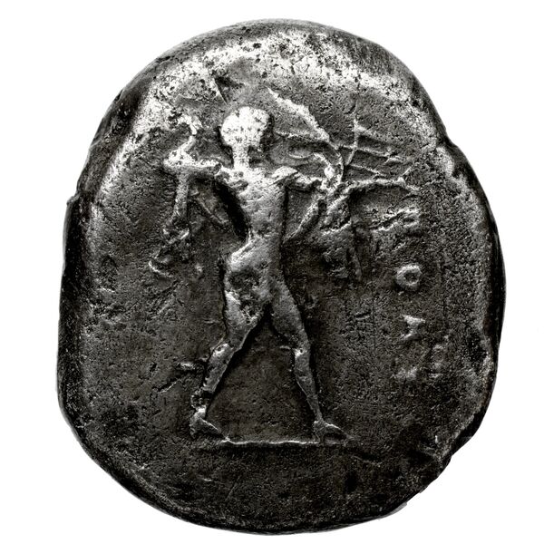 Poseidonia Historia Numorum Italy 1116, аверс, bnf-iris