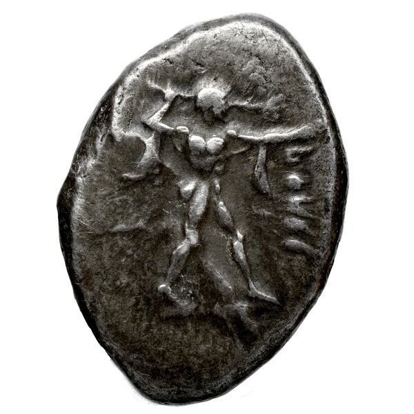 Poseidonia Historia Numorum Italy 1116, аверс, bnf-iris