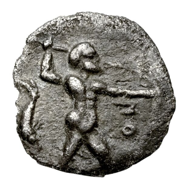 Poseidonia Historia Numorum Italy 1143-7, аверс, bnf-iris