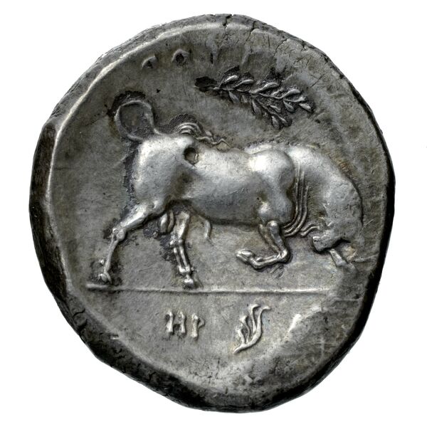 Thurium Historia Numorum Italy 1856-1861, реверс, bnf-iris