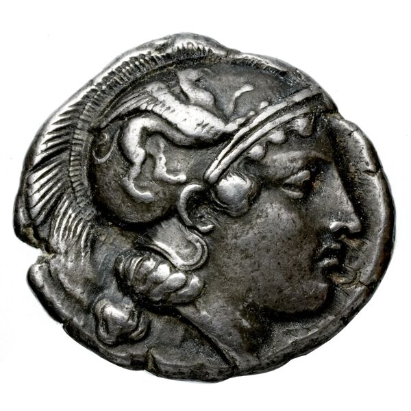 Velia Historia Numorum Italy 1270, аверс, bnf-iris