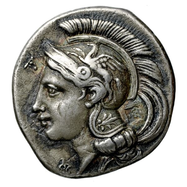 Velia Historia Numorum Italy 1270, аверс, bnf-iris