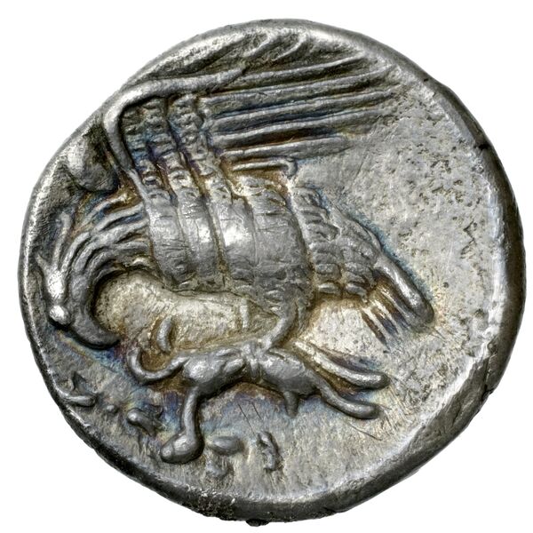 Locri Epizephyrii Historia Numorum Italy 2319-2323, реверс, bnf-iris
