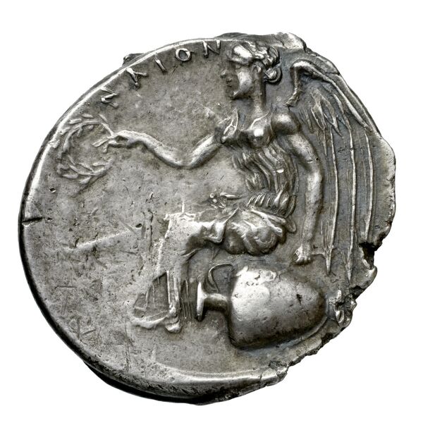 Terina Historia Numorum Italy 2574-2580, реверс, bnf-iris