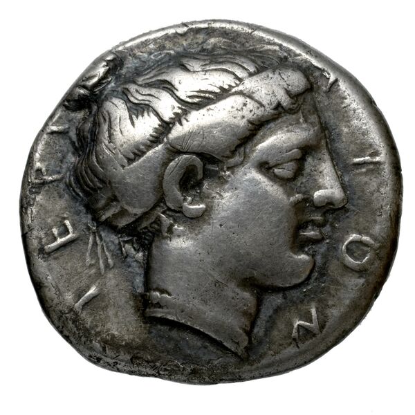 Terina Historia Numorum Italy 2596-2622, аверс, bnf-iris