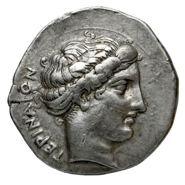 Terina Historia Numorum Italy 2596-2622, аверс, bnf-iris
