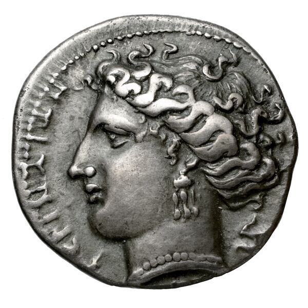 Terina Historia Numorum Italy 2641-2642, аверс, bnf-iris