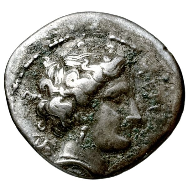 Terina Historia Numorum Italy 2641-2642, аверс, bnf-iris