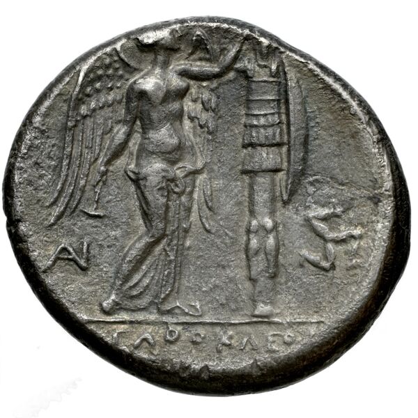 Agathocles of Syracuse Syracuse De Lisle 2021 S4, реверс, bnf-iris
