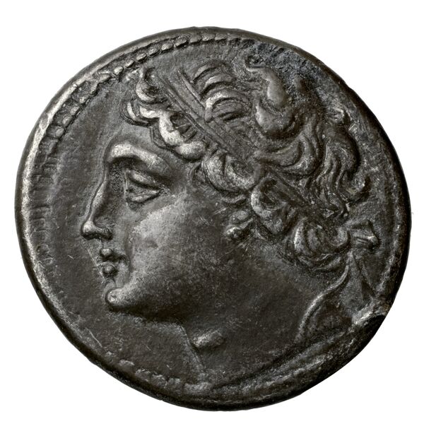Gelon II of Syracuse Syracuse Caltabiano 1997 285-298, аверс, bnf-iris