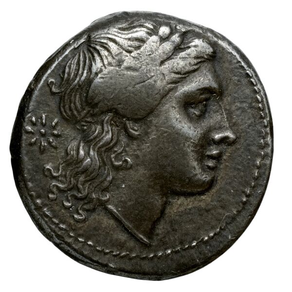 Tauromenium SNG ANS 1121-1123, аверс, bnf-iris
