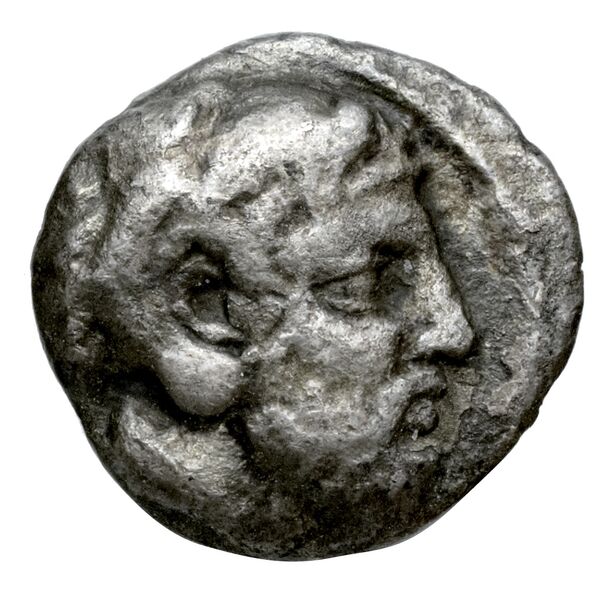 Archelaus I of Macedon Aegae, Macedon Westermark 1989 Plate 69, 6, аверс, bnf-iris