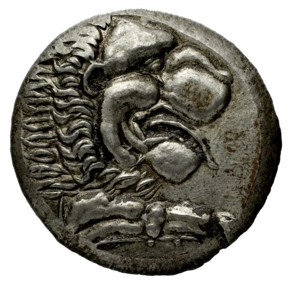 Chersonesus, Caria Cahn 1970 Series B.1-12, аверс, bnf-iris