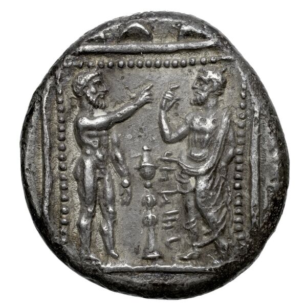 Tarkumuwa, satrap of Cilicia Tarsus Moysey 1986 Issue 5, реверс, bnf-iris