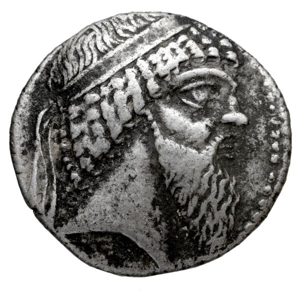 Tiraeus II of Characene Charax Spasinou BMC Characene pl. 43, 2, аверс, bnf-iris
