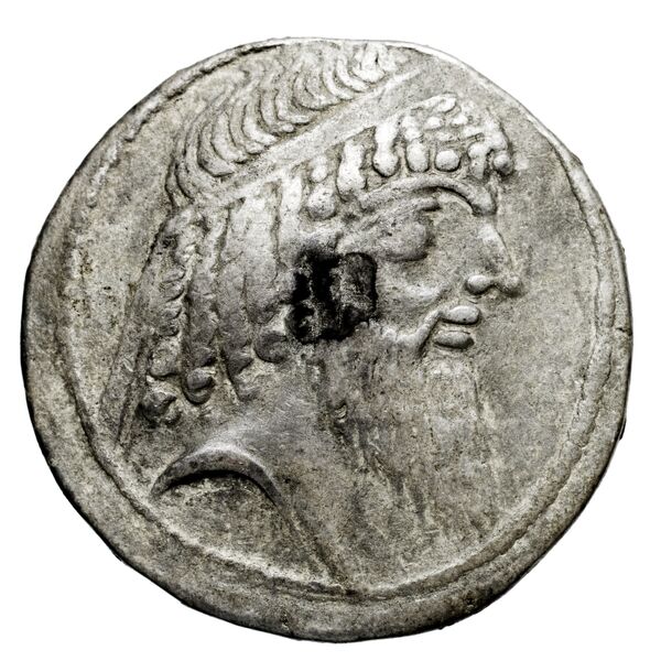 Tiraeus II of Characene Charax Spasinou BMC Characene pl. 43, 2, аверс, bnf-iris