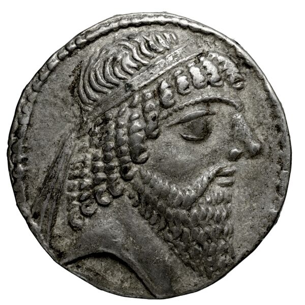 Tiraeus II of Characene Charax Spasinou BMC Characene pl. 43, 2, аверс, bnf-iris