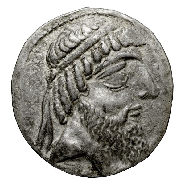 Tiraeus II of Characene Charax Spasinou BMC Characene pl. 43, 2, аверс, bnf-iris