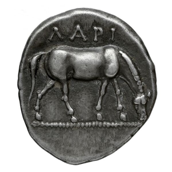 Larissa, Thessaly Herrmann 1925 VII.g-h, реверс, bnf-iris