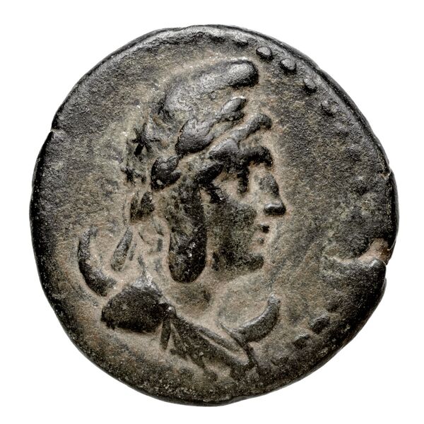 Antioch of Pisidia Imhoof-Blumer 1901-2 p. 357, 2-5, obverse, bnf-iris