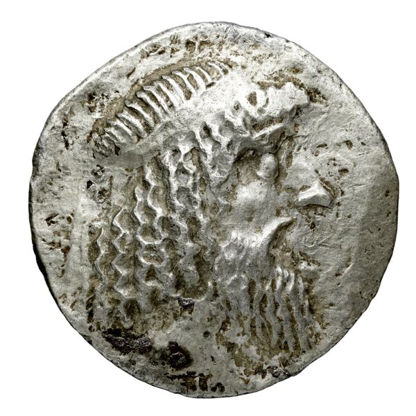 Attambelus I of Characene Charax Spasinou BMC Characene pl. 55, 10-14, аверс, bnf-iris