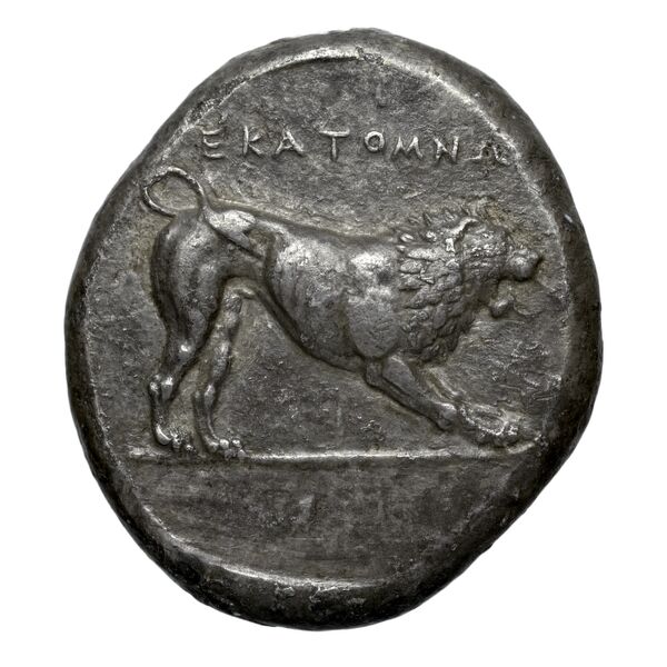 Hecatomnus of Caria Mylasa Konuk 1998 B7, реверс, bnf-iris
