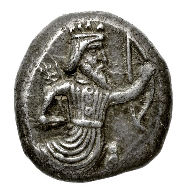 Sardis Carradice 1987 Type IV late siglos, аверс, bnf-iris