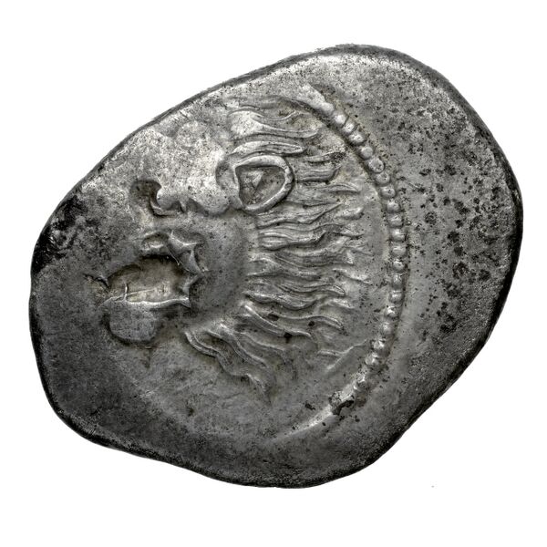 Mausolus of Caria Xanthus Hoff 2017 M307, аверс, bnf-iris