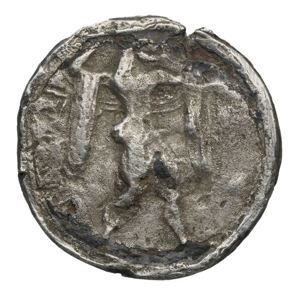 Poseidonia Historia Numorum Italy 1107, obverse, bnf-iris