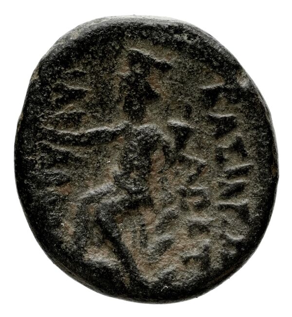 Aretas III of Nabataea Damascus Barkay 2019 7, реверс, bnf-iris