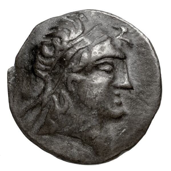 Ariarathes VIII Uncertain Cappadocian Royal mint B Mørkholm 1975 B.1, 5-6, аверс, bnf-iris