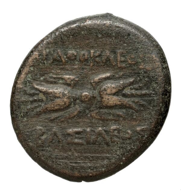 Agathocles of Syracuse Syracuse Puglisi 2009 322, реверс, bnf-iris