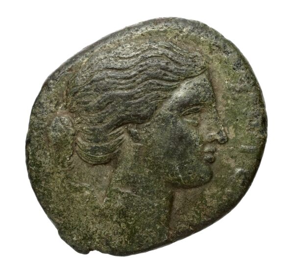 Agathocles of Syracuse Syracuse Puglisi 2009 322, аверс, bnf-iris