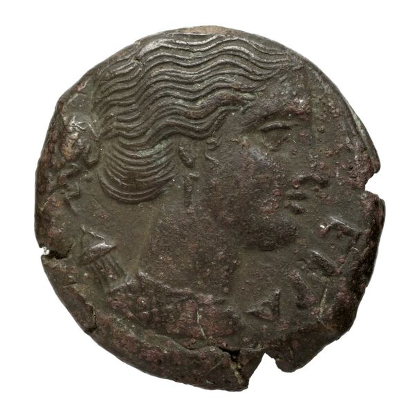 Agathocles of Syracuse Syracuse Puglisi 2009 322, аверс, bnf-iris