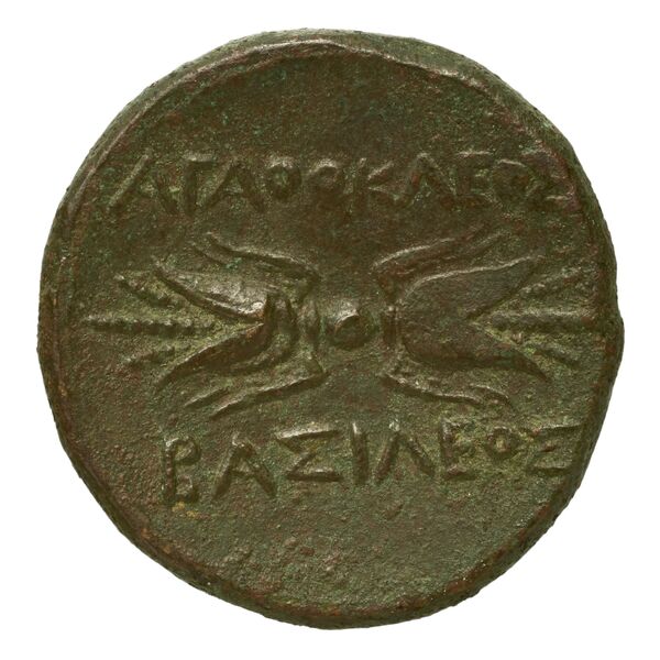 Agathocles of Syracuse Syracuse Puglisi 2009 322, реверс, bnf-iris
