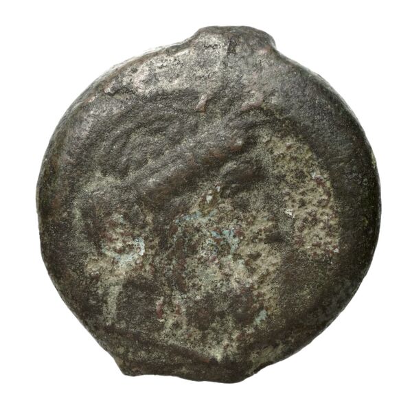 Locri Epizephyrii Historia Numorum Italy 2352, аверс, bnf-iris