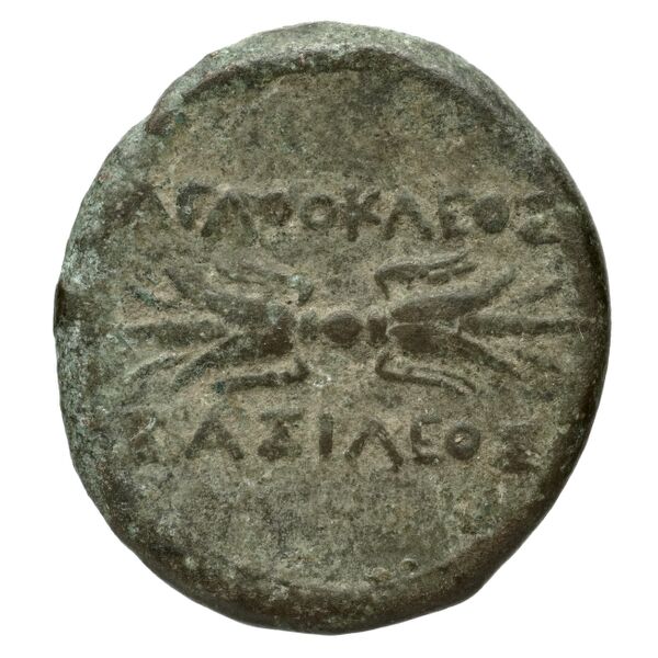 Agathocles of Syracuse Syracuse Puglisi 2009 322, реверс, bnf-iris