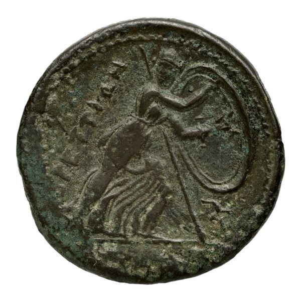 Brettii Bruttium Historia Numorum Italy 1987, реверс, bnf-iris