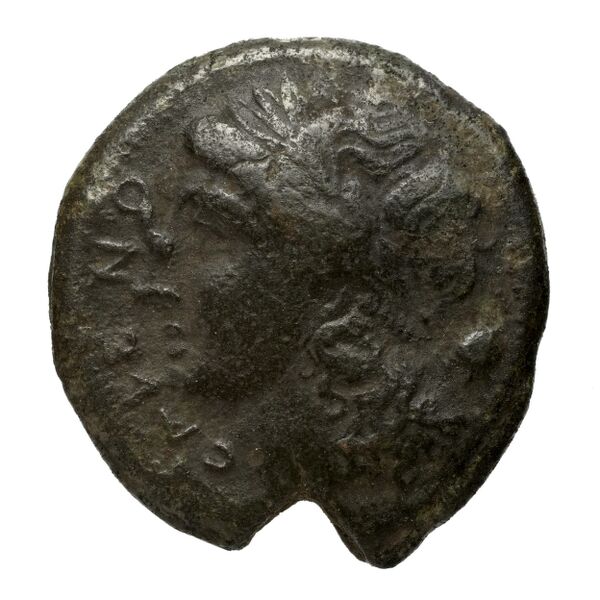 Cales Historia Numorum Italy 436, аверс, bnf-iris