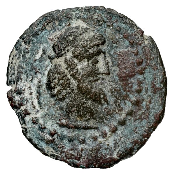 Orabazes II of Characene Charax Spasinou BMC Characene pl. 47, 1-2, аверс, bnf-iris