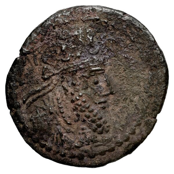 Meredates of Characene Charax Spasinou BMC Characene pl. 47, 7-15, аверс, bnf-iris