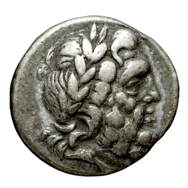 Achaean League Megalopolis Benner 2008 Megalopolis 1-10, аверс, bnf-iris