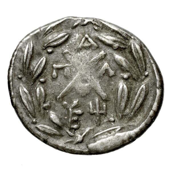 Achaean League Pallantium Benner 2008 Pallantion 1-4, реверс, bnf-iris