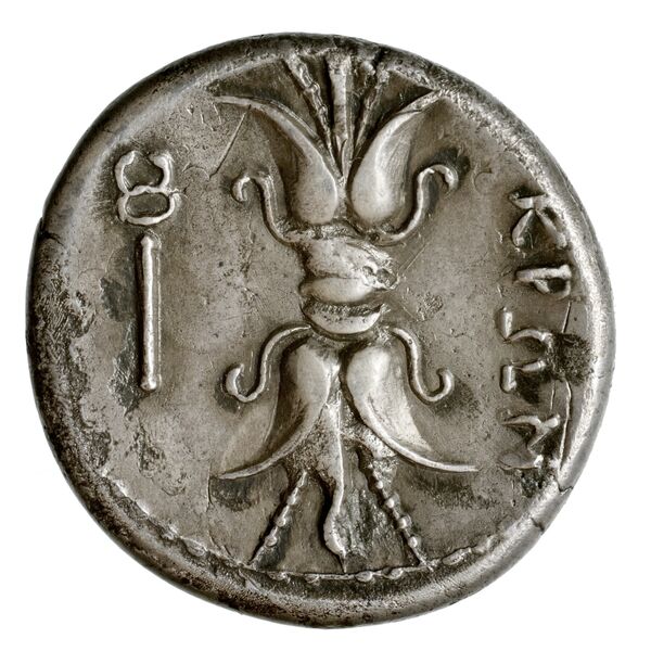 Locri Epizephyrii Historia Numorum Italy 2313-2318, реверс, bnf-iris