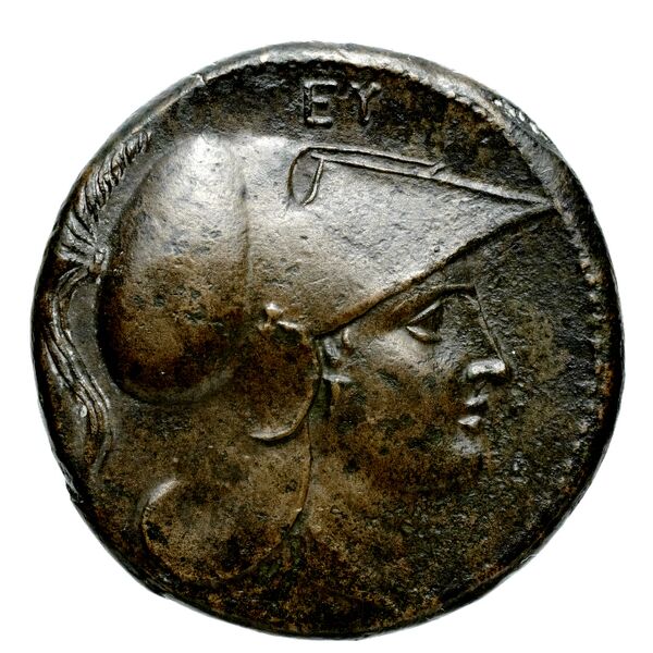 Locri Epizephyrii Historia Numorum Italy 2381-2383, аверс, bnf-iris