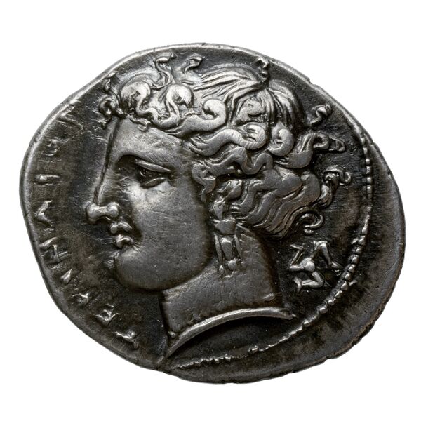 Terina Historia Numorum Italy 2641-2642, аверс, bnf-iris