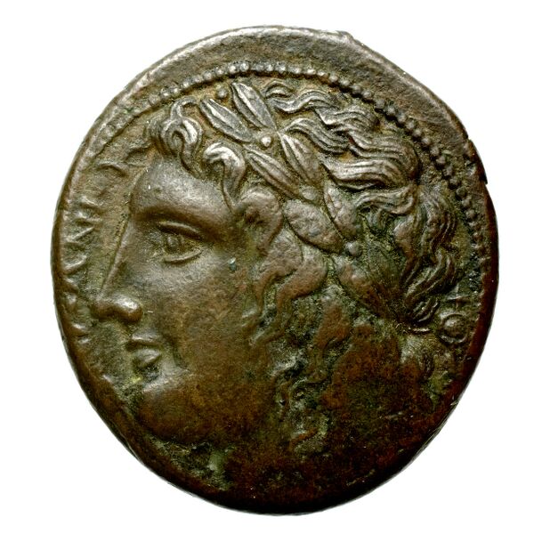 Hicetas Syracuse Puglisi 2009 326, аверс, bnf-iris
