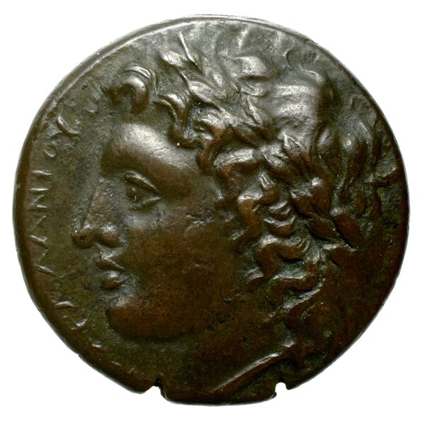 Hicetas Syracuse Puglisi 2009 326, аверс, bnf-iris