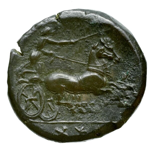 Hicetas Syracuse Puglisi 2009 328, реверс, bnf-iris